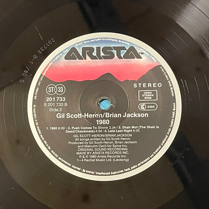 Gil Scott-Heron & Brian Jackson - 1980 (Vinyl LP)
