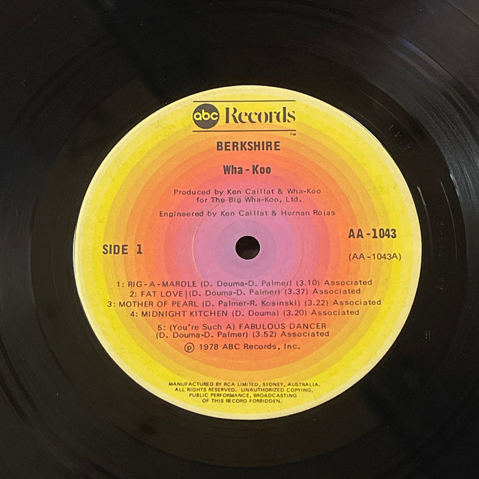 Wha-Koo - Berkshire (Vinyl LP)