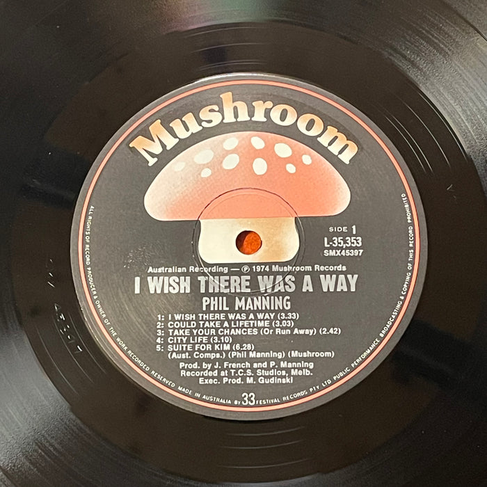 Phil Manning - I Wish There Was A Way (Vinyl LP)