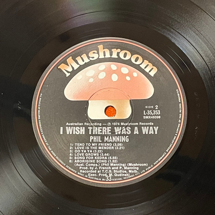 Phil Manning - I Wish There Was A Way (Vinyl LP)