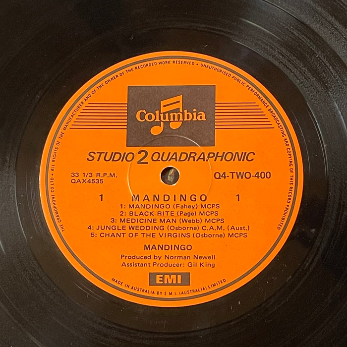 Mandingo - The Primeval Rhythm Of Life (Vinyl LP)