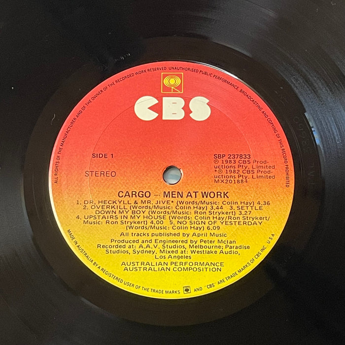 Men At Work - Cargo (Vinyl LP)