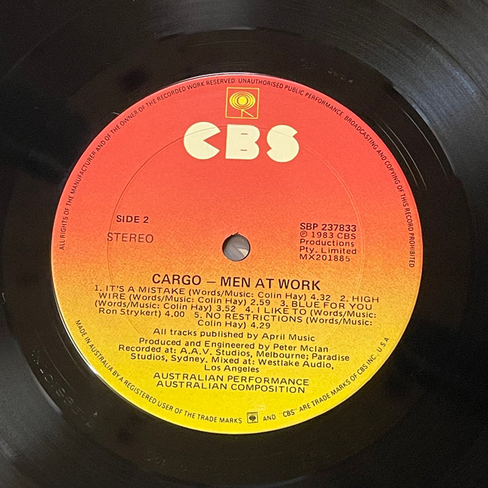 Men At Work - Cargo (Vinyl LP)
