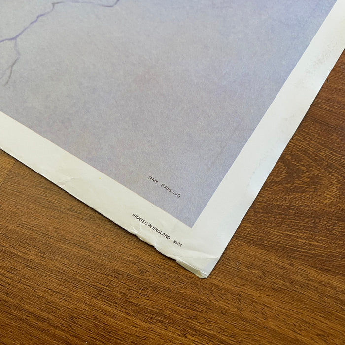 The Simpsons - Barts Creation Michelangelo (Vintage Poster)