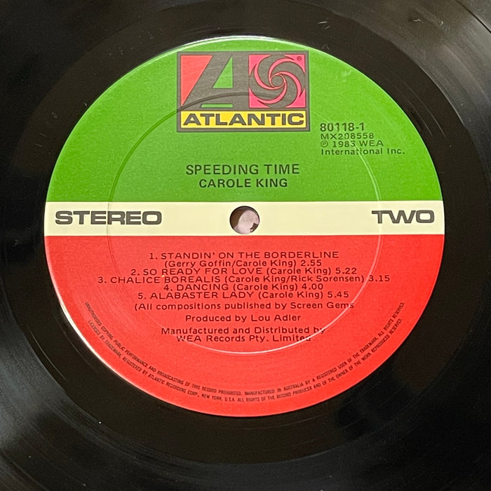 Carole King ‎- Speeding Time (Vinyl LP)