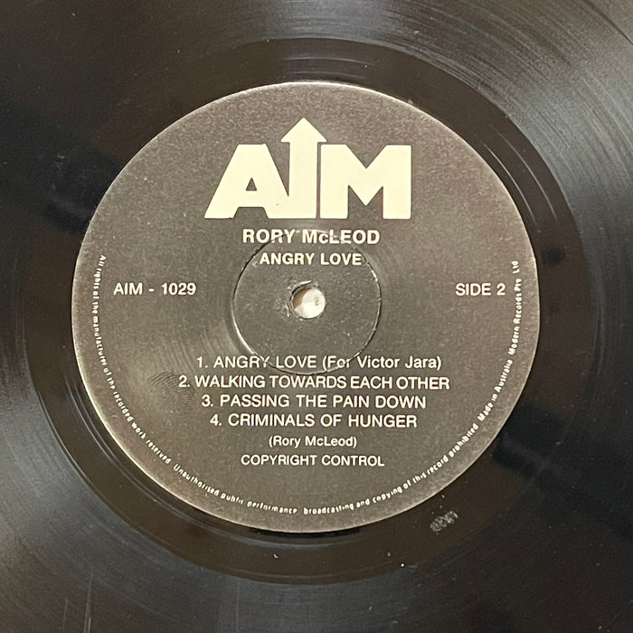 Rory McLeod - Angry Love (Vinyl LP)