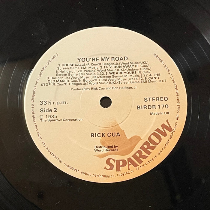 Rick Cua - You're My Road (Vinyl LP)