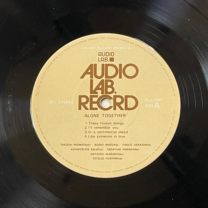 Takeshi Inomata, Norio Maeda, Yasuo Arakawa, Kohnsuke Saijo, Tadayuki Harada, Akitoshi Igarashi, Tetsuo Fushimi ‎- Alone Together (Vinyl LP)