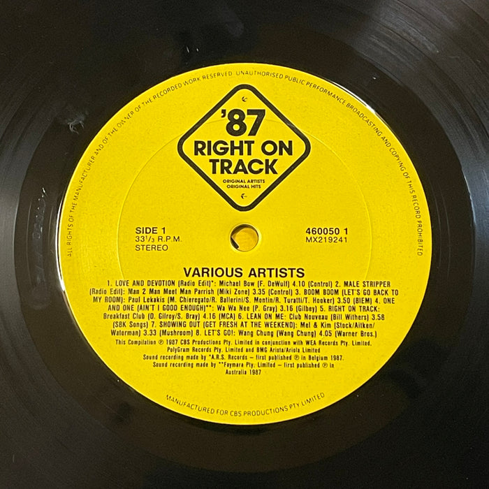 Various - '87 Right On Track (Vinyl LP)