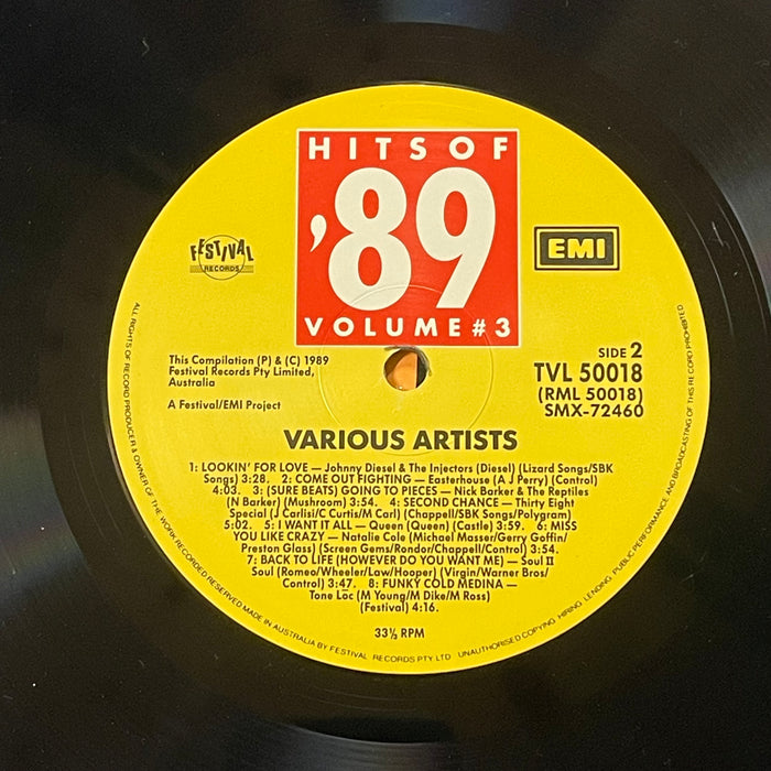 Various - Hits Of '89 Volume 3 (Vinyl LP)