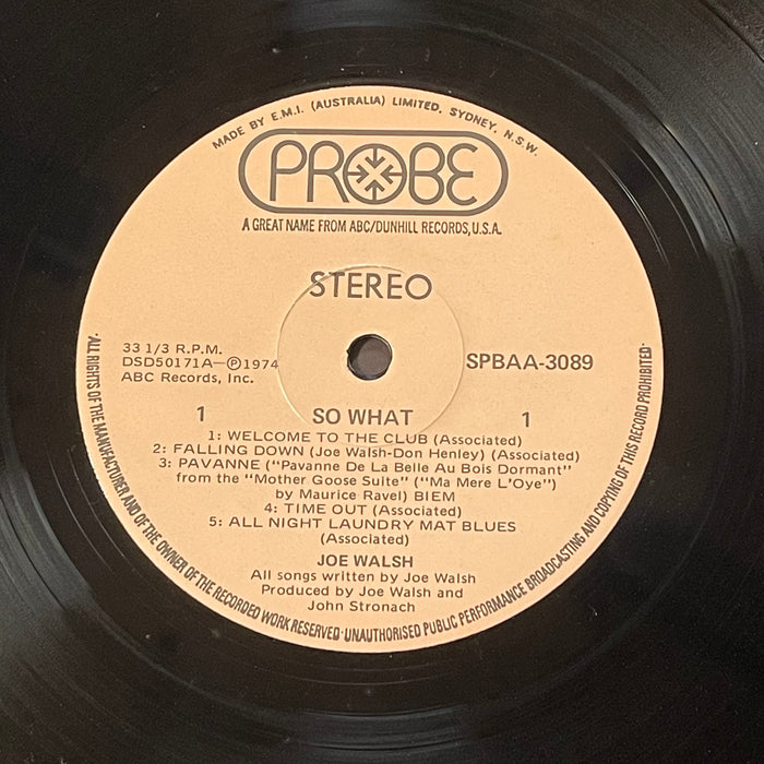 Joe Walsh - So What (Vinyl LP)[Gatefold]