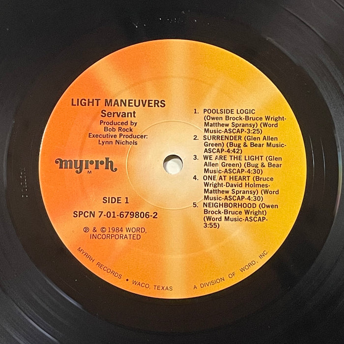 Servant - Light Maneuvers (Vinyl LP)