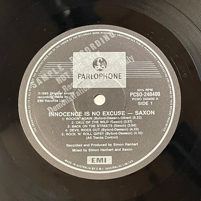 Saxon - Innocence Is No Excuse (Vinyl LP)