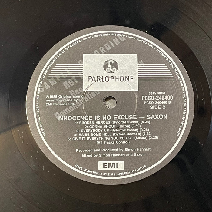 Saxon - Innocence Is No Excuse (Vinyl LP)