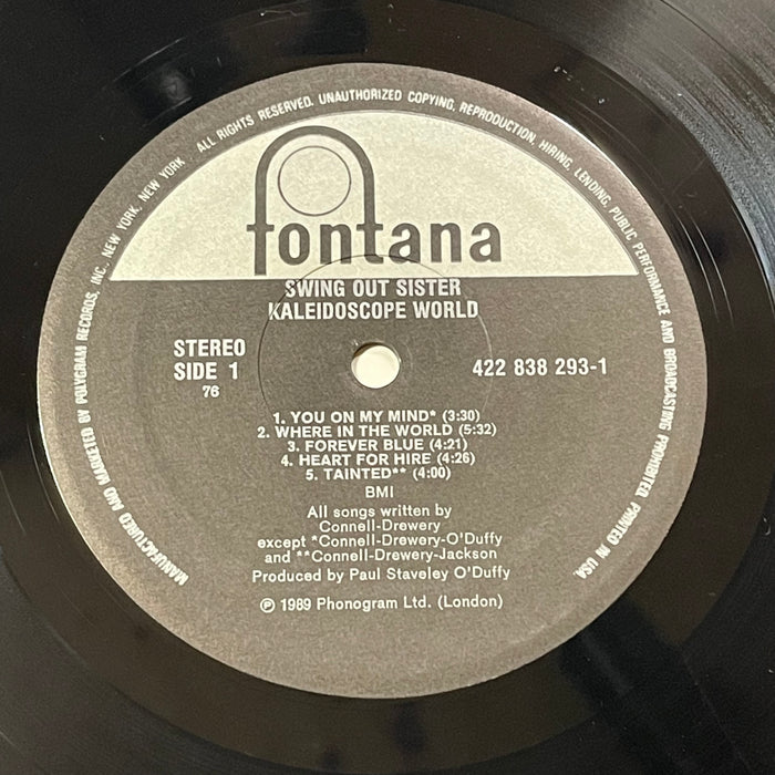 Swing Out Sister ‎- Kaleidoscope World (Vinyl LP)