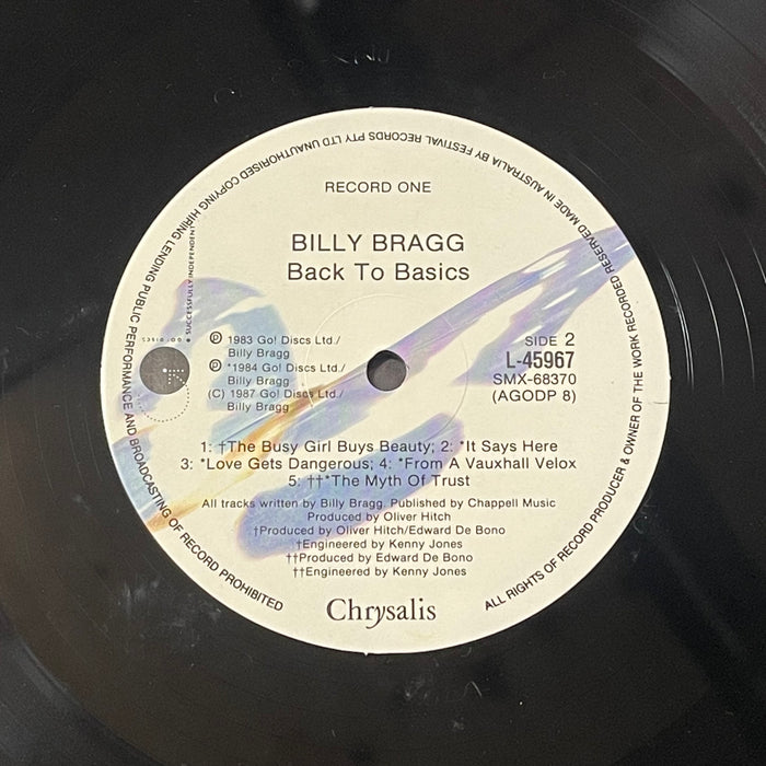 Billy Bragg - Back To Basics (Vinyl 2LP)
