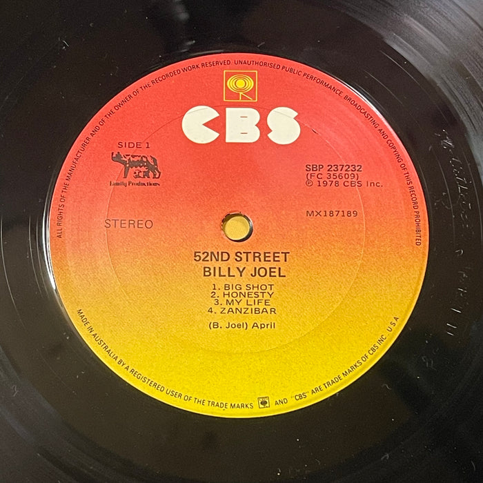 Billy Joel - 52nd Street (Vinyl LP)