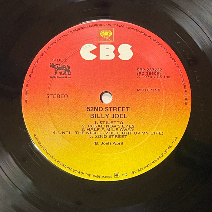 Billy Joel - 52nd Street (Vinyl LP)