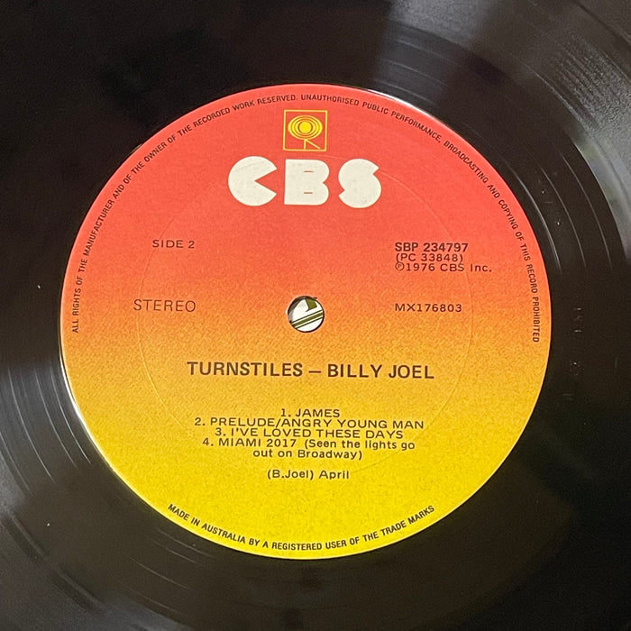 Billy Joel - Turnstiles (Vinyl LP)