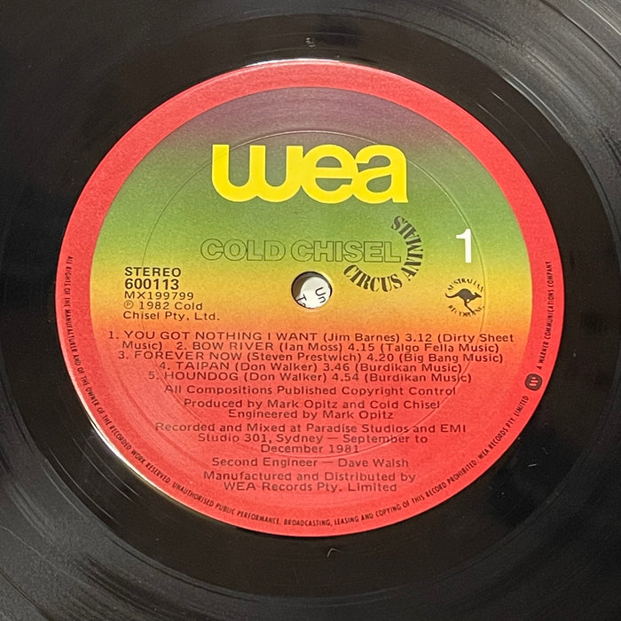 Cold Chisel - Circus Animals (Vinyl LP)