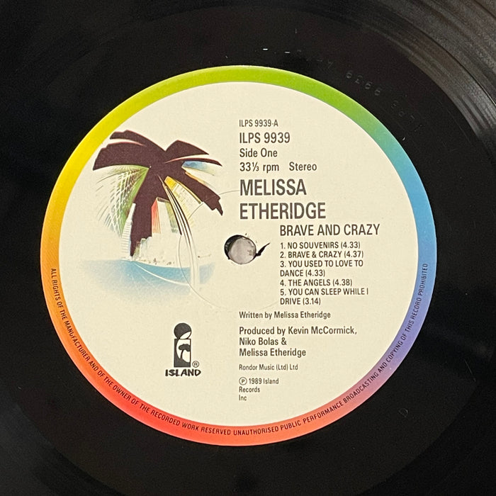 Melissa Etheridge - Brave And Crazy (Vinyl LP)