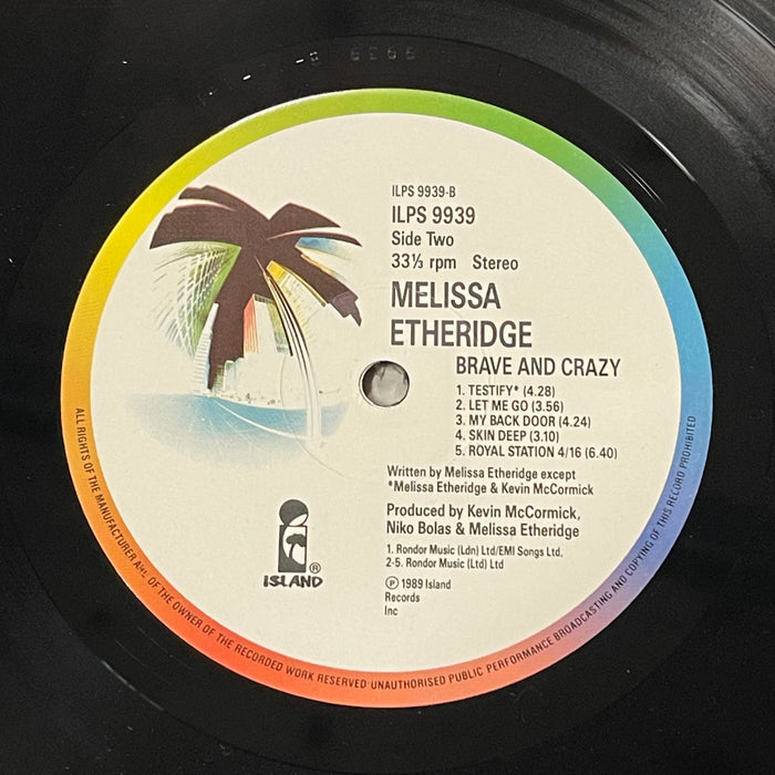 Melissa Etheridge - Brave And Crazy (Vinyl LP)