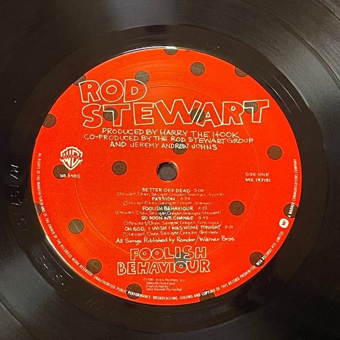 Rod Stewart - Foolish Behaviour (Vinyl LP)