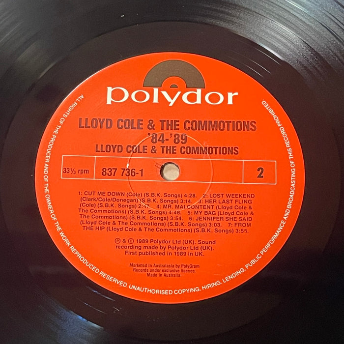 Lloyd Cole & The Commotions - 1984-1989 (Vinyl LP)[Gatefold]