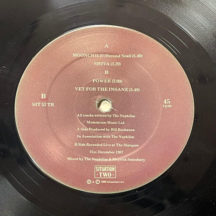 Fields Of The Nephilim - Moonchild (Second Seal) (12" Single)