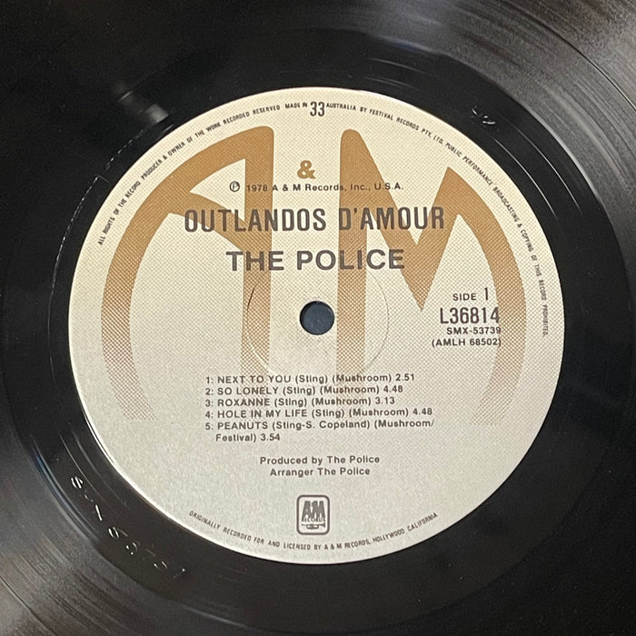 The Police - Outlandos D'Amour (Vinyl LP)
