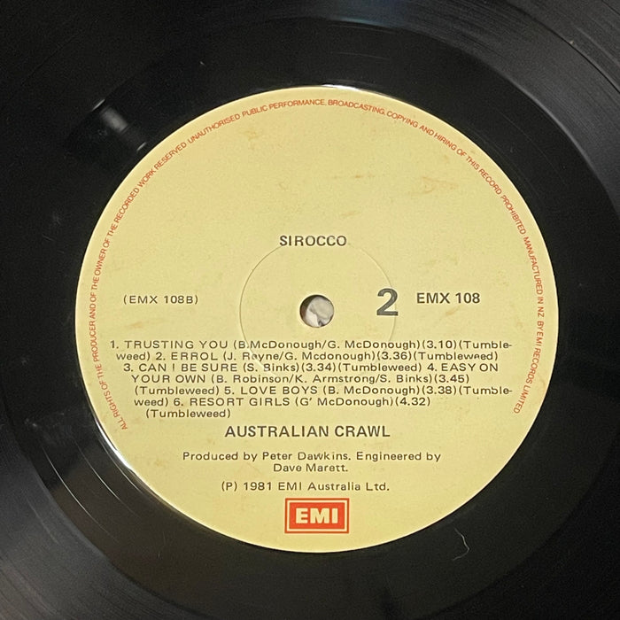 Australian Crawl ‎- Sirocco (Vinyl LP)[Gatefold]