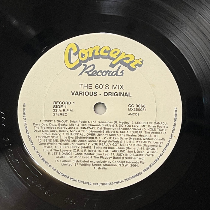 Various ‎- Sixties Mix (Vinyl 2LP)[Gatefold]