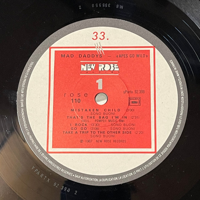 Mad Daddys - Apes Go Wild (Vinyl LP)
