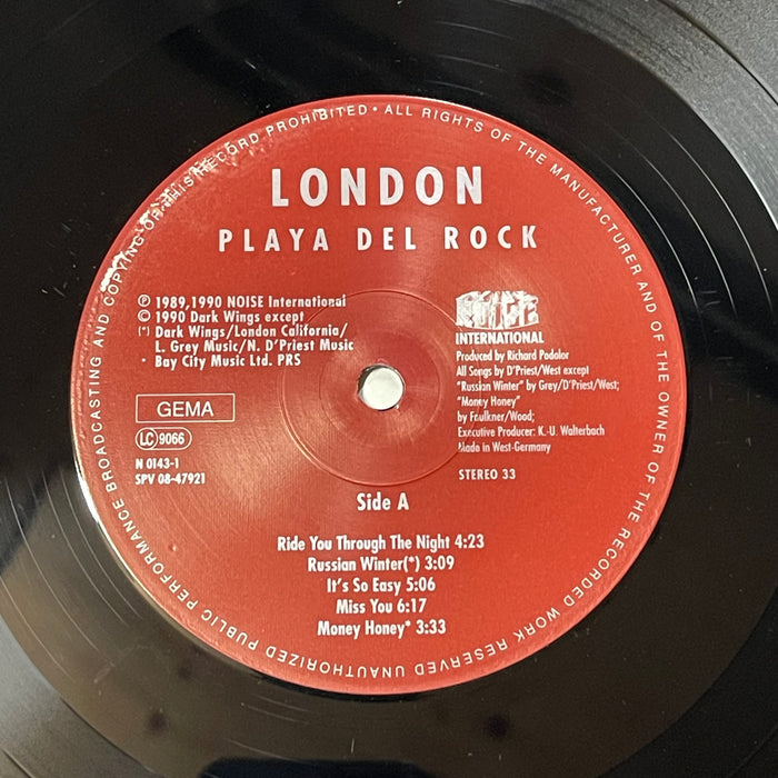 London - Playa Del Rock (Vinyl LP)