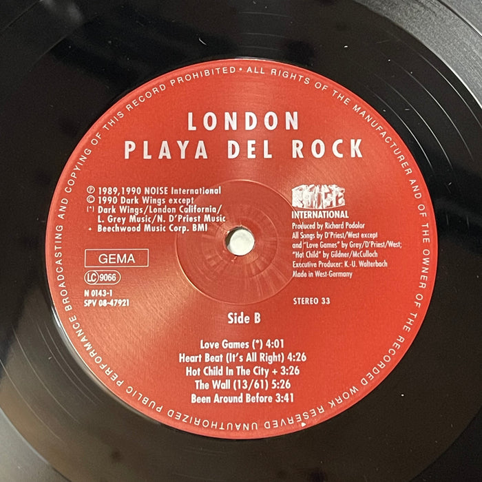 London - Playa Del Rock (Vinyl LP)