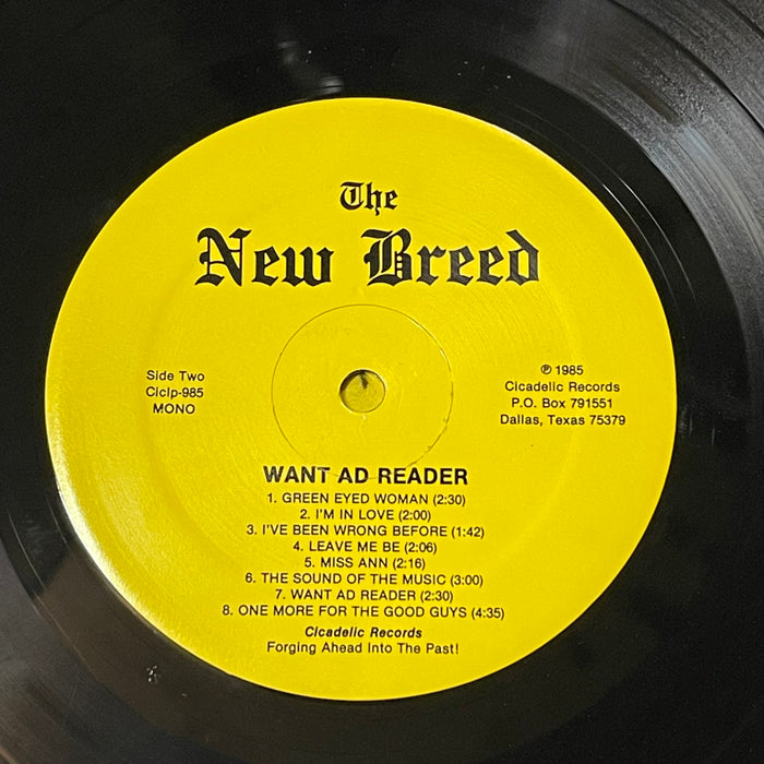 The New Breed - Want Ad Reader (Vinyl LP)