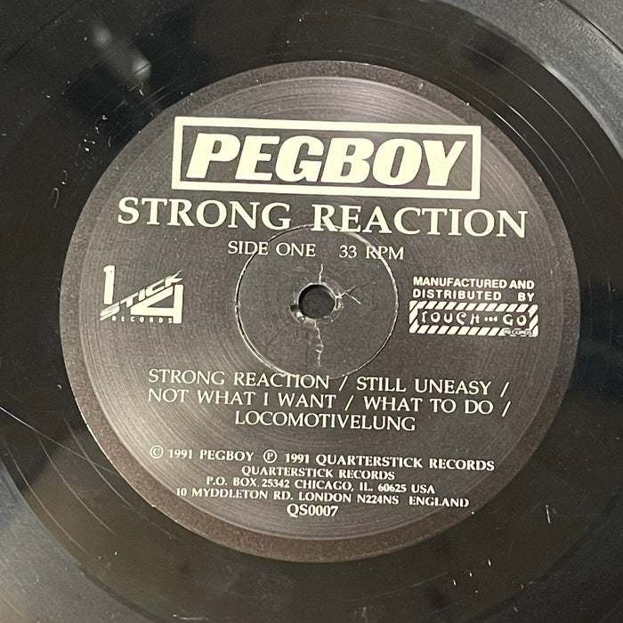 Pegboy - Strong Reaction (Vinyl LP)
