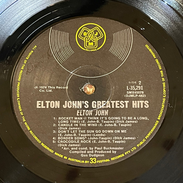 Elton John - Greatest Hits (Vinyl LP)