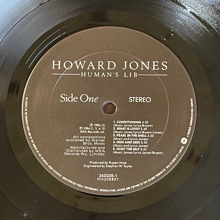 Howard Jones - Human's Lib (Vinyl LP)