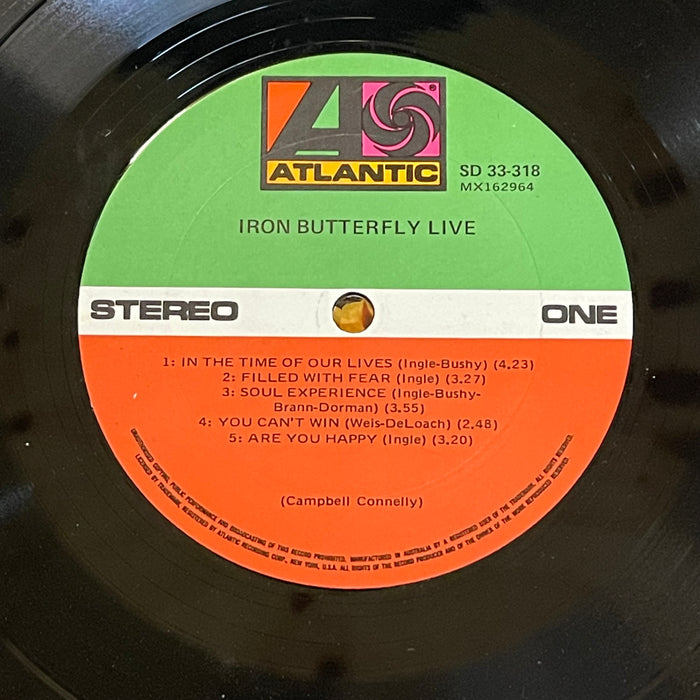 Iron Butterfly ‎- Live (Vinyl LP)