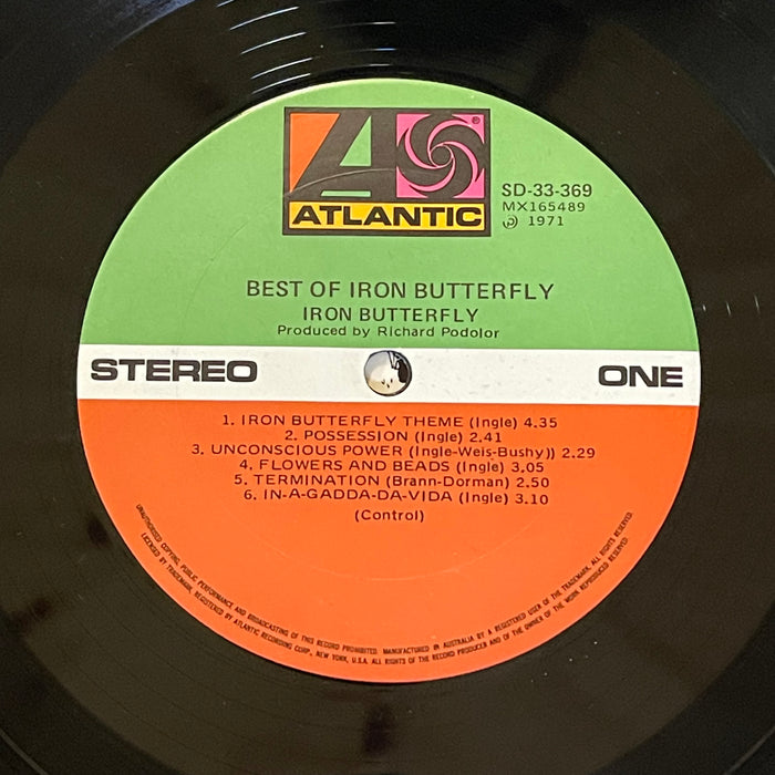 Iron Butterfly ‎- The Best Of Iron Butterfly Evolution (Vinyl LP)
