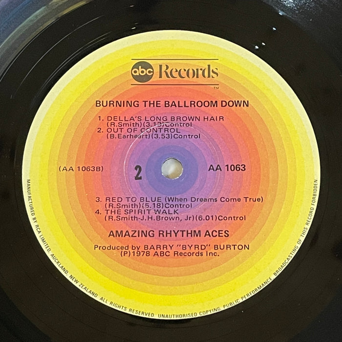 The Amazing Rhythm Aces ‎- Burning The Ballroom Down (Vinyl LP)