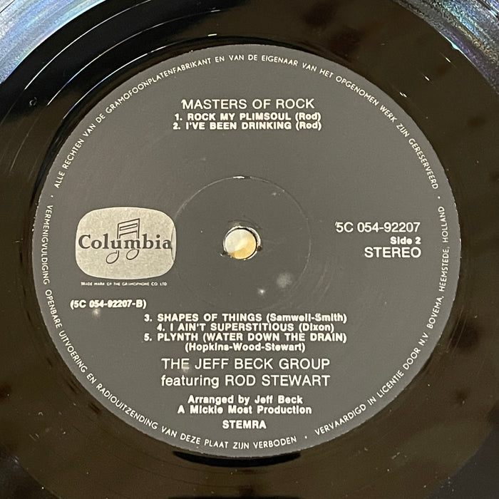 Jeff Beck Group Featuring Rod Stewart - Masters Of Rock (Vinyl LP)