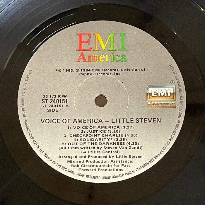 Little Steven - Voice Of America (Vinyl LP)