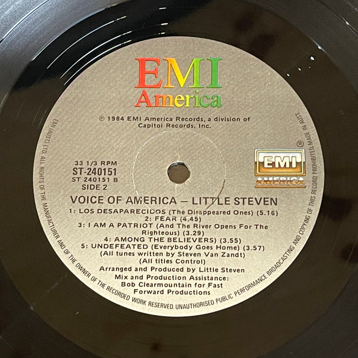 Little Steven - Voice Of America (Vinyl LP)