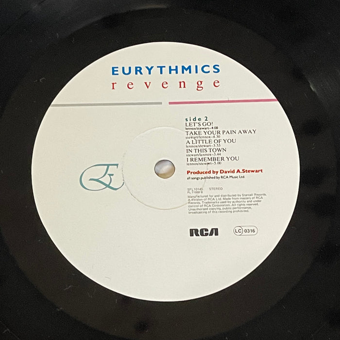 Eurythmics - Revenge (Vinyl LP)