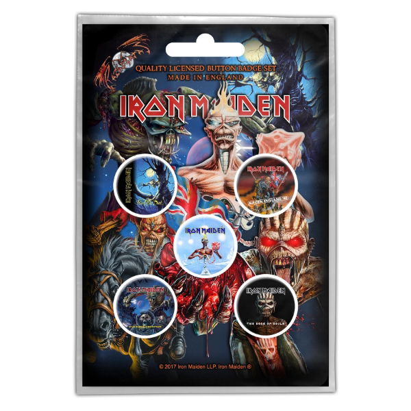 Iron Maiden - Later Albums (Button Badge Set)