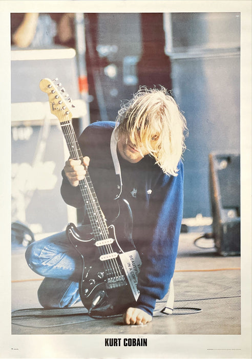 Kurt Cobain - Pukkelpop Festival - Belgium, 1991 (Vintage Poster)