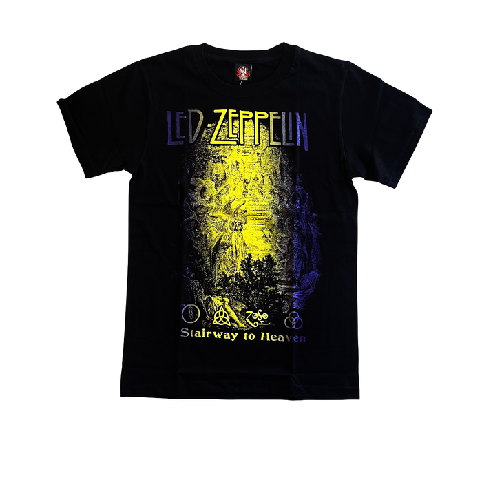 Led Zeppelin - Stairway To Heaven (Gold & Purple) (T-Shirt)