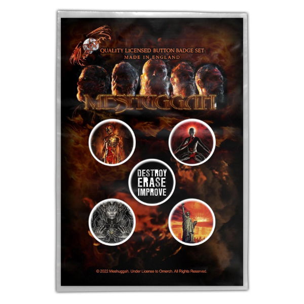 Meshuggah - Immutable (Button Badge Set)